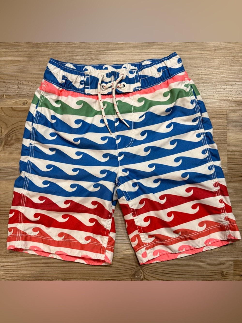 GAP Kids multicolored waves Swim Shorts